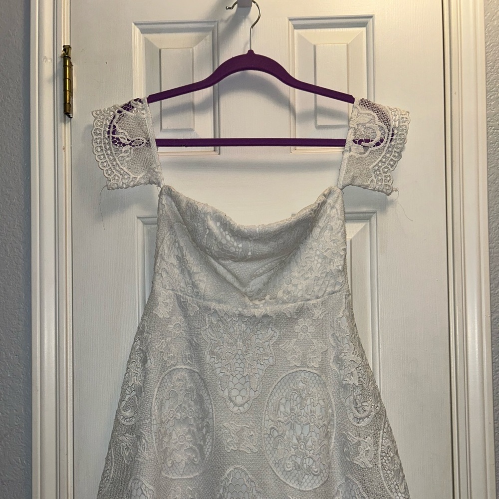 Mini White Dress
